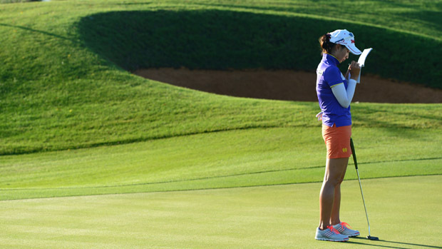 Prior to the start of the 2014 Blue Bay LPGA