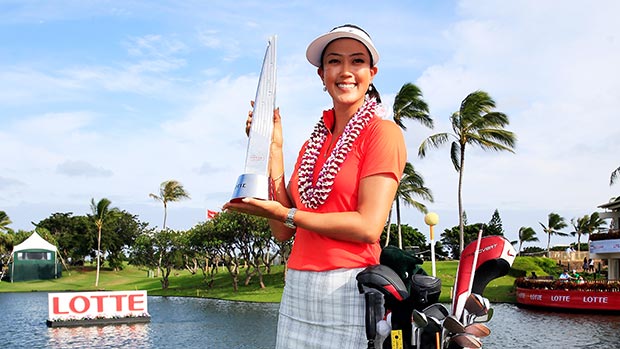 Michelle Wie during the final round of the 2014 LPGA LOTTE Championship Presented by J Golf