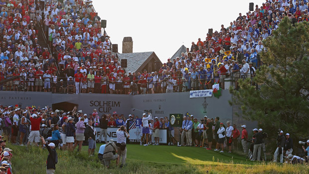 Anna Nordqvist during Friday Morning Foursome Matches at the Solheim Cup