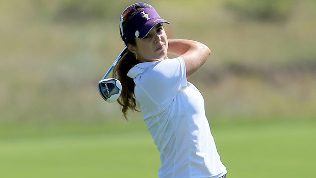 Beatriz Recari during the third day of practice at the Solheim Cup