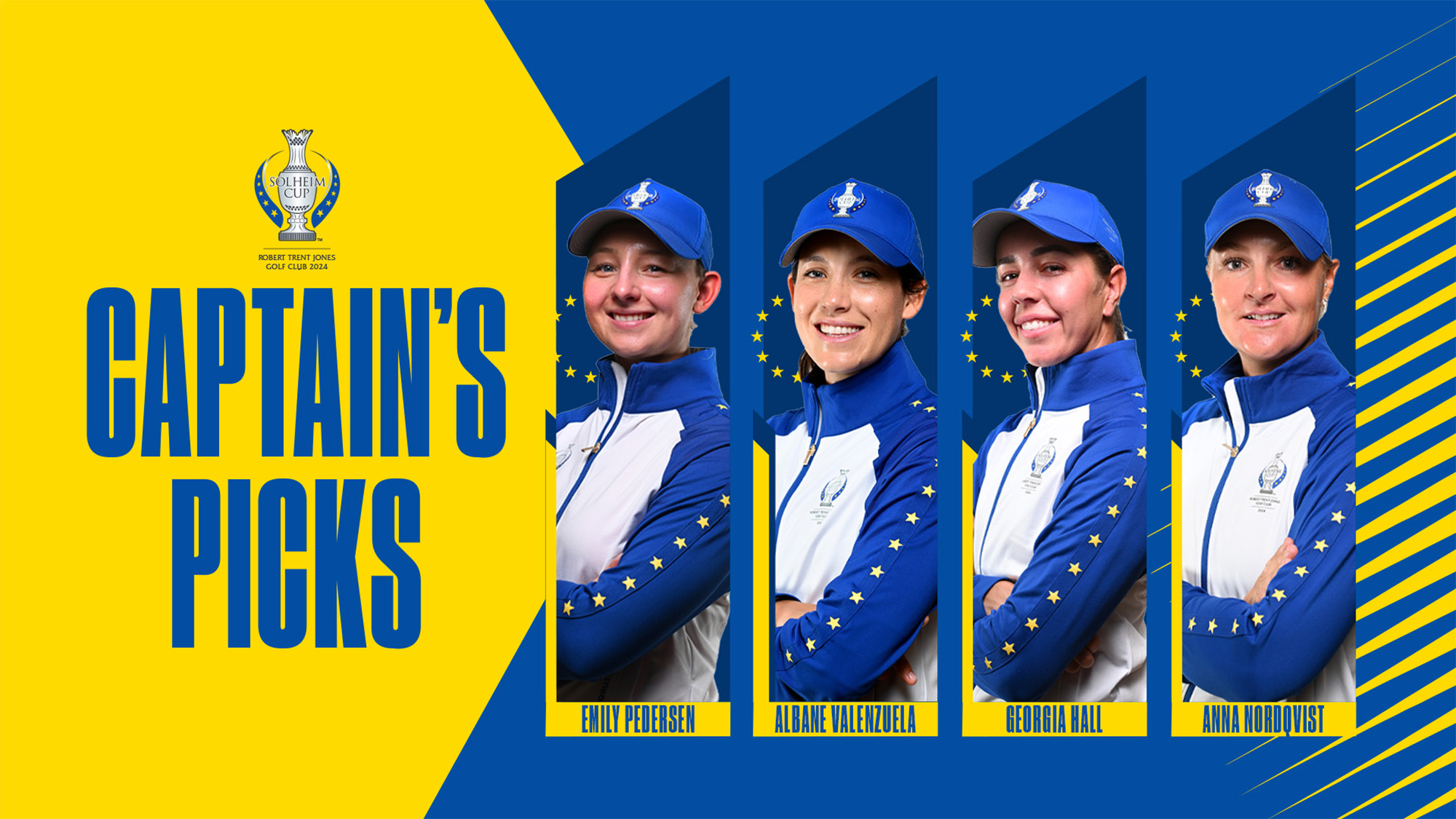 Pettersen Names Captain’s Picks for 2024 European Solheim Cup Team