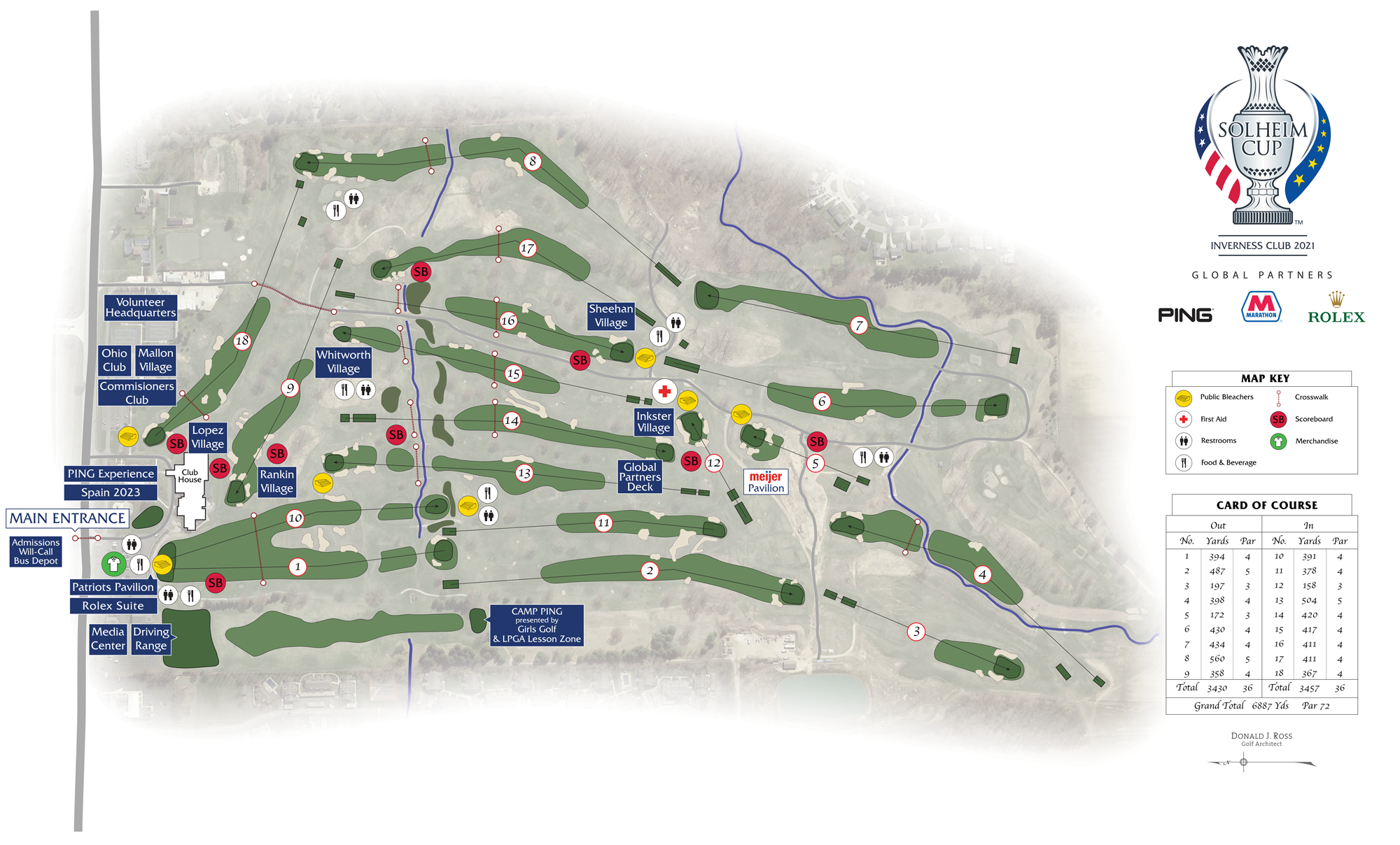 Solheim Cup 2024 Parking Map Ericka Paulina
